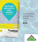 Weber Dry Marbelite Powder Blue-20Kg