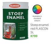 Plascon Stoep Enamel (Red)-5Ltr