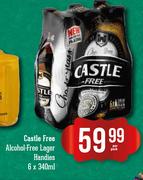 Castle Free Alcohol-Free Larger Handies-6x340ml Per Pack