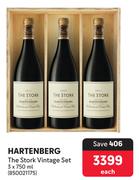 Hartenberg The Stork Vintage Set-3 x 750ml