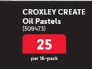 Croxley Create Oil Pastels-Per 16 Pack