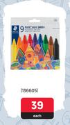 Staedtler 9 Crayons 136605-Each