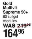 Dis-Chem Gold Multivit Supreme 50+ 60 Softgel Capsules
