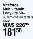 Vitaforce Multivitamin Ladyvite 50+ 60 Film Coated Tablets