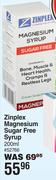 Zinplex Magnesium Sugar Free Syrup-200ml