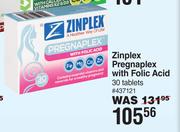 Zinplex Pregnaplex With Folic Acid 30 Tablets
