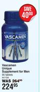 Vascamen Unique Supplement For Men 90 Tablets