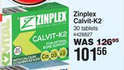 Zinplex Calvit-K2 30 Tablets