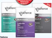 Vitaforce Multivitamin Ladyvite 50+ 60 Film Coated Tablets