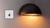 DH Half Moon Outdoor Wall Light