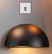 DH Large Half Moon Outdoor Wall Light