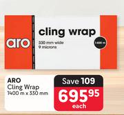 Aro Cling Wrap-1400m x 330mm Each