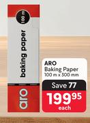 Aro Baking Paper-100m x 300mm Each