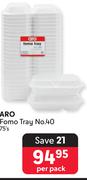 Aro Fomo Tray No.40 75's-Per Pack