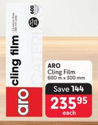 Aro Cling Film-600m x 300mm Each