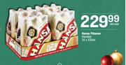 Hansa Pilsener Handies-24x330ml Per Case