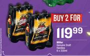 Miller Genuine Draft Handies-2 x 6x330ml