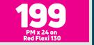 Hisense E31 Lite LTE Smartphone-On Red Flexi 130