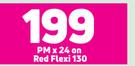 Hisense Infinity U40 Smartphone-On Red Flexi 130