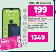 Hisense E31 Lite LTE Smartphone-On Red Flexi 130
