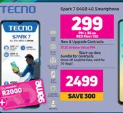 Tecno Spark 7 64GB 4G Smartphone-Each