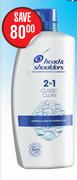 Head & Shoulders 2 In 1 Shampoo Assorted-1L