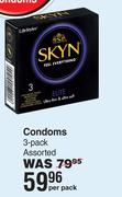 Skyn Condoms 3 Pack Assorted-Per Pack