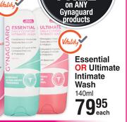 Gynaguard Essential Or Ultimate Intimate Wash-140ml Each