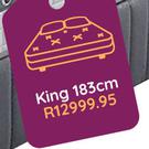 Sealy Salvador King 183cm Base Set