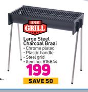 Expert Grill Large Steel Charcoal Braai