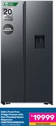Samsung 560L Frost Free Fridge Freezer With Non Plumbed Water Dispenser RS7DG4100B4FA