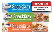 Cape Cookies Snackcrax Assorted-3 x 200g