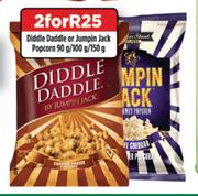 Diddle Daddle Or Jumpin Jack Popcorn-2 x 90g/100g/150g