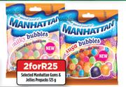 Selected Manhattan Gums & Jellies Prepacks-2 x 125g