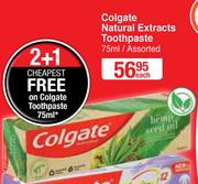 Colgate Natural Extracts Toothpaste Assorted-75ml Each