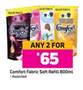 Comfort Fabric Soft Refill Assorted-For Any 2 x 800ml