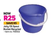 Jolly 13L Spout Bucket Recycled