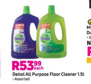 Dettol All Purpose Floor Cleaner-1.5L Each