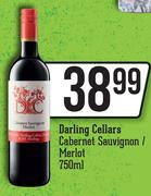 Darling Cellars Cabernet Sauvignon/Merlot-750ml Each