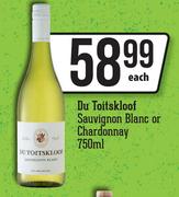 Du Toitskloof Sauvignon Blanc Or Chardonnay-750ml Each