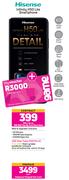 Hisense Infinity H50 Lite Smartphone-On 1GB Red Top Up Core More Data