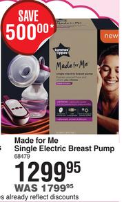 Tommee tippee electric breast top pump dischem