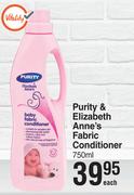 Purity & Elizabeth Anne's Fabric Conditioner-750ml