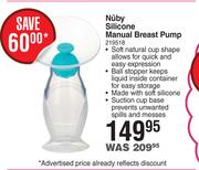 Nuby Silicone Manual Breast Pump 219518