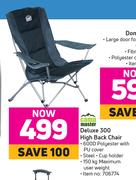 Campmaster Deluxe 300 High Back Chair