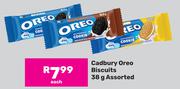 Cadbury Oreo Biscuits Assorted-38g Each
