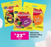 Maynards Sweets Assorted-125g Each