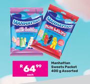 Manhattan Sweets Packet Assorted-400g Each