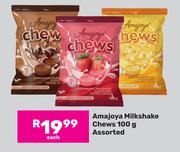 Amajoya Milkshake Chews Assorted-100g Each