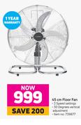 Logik 45cm Floor Fan
